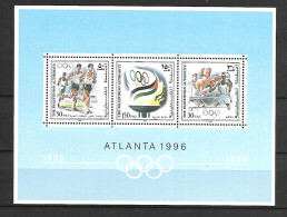 Palestine 1996 Olympic Games ATLANTA MS MNH - Palestine