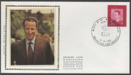 FDC Zijde/soie 1986 - Stempel Bruxelles - Brussel 6-9-1980 - 1971-1980