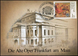 Hongarije - MK -  Die Alte Oper Frankfurt Am Main - Tarjetas – Máximo