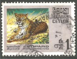 246 Ceylon 1970 Leopard Panthere (CEY-42) - Ceylon (...-1947)