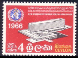 246 Ceylon WHO OMS Building MNH ** Neuf SC (CEY-22) - OMS