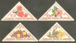 236 Cameroun Timbre-taxe Postage Due Hibiscus Sans Gomme (CAM-145) - Unused Stamps