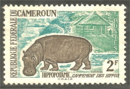 236 Cameroun Hippopotame Hippopotamus Sans Gomme (CAM-140) - Unused Stamps