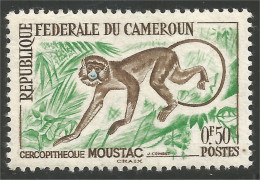 236 Cameroun Singe Moustac Monkey MH * Neuf (CAM-98) - Monkeys