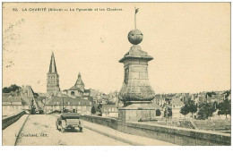 58.LA CHARITE.n°12724.LA PYRAMIDE ET LES CLOCHERS - La Charité Sur Loire