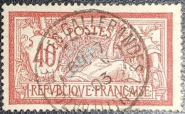 N°119 Merson 40c. Rouge Et Bleu. Cachet De 1903 à Bazoches-les-Gallerandes - 1900-27 Merson