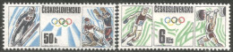 290 Czechoslovakia 1988 Olympiques Haltérophilie Weightlifting Hockey Discus MNH ** Neuf SC (CZE-202) - Unused Stamps