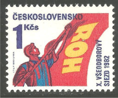 290 Czechoslovakia Workers Congress Travailleurs MNH ** Neuf SC (CZE-192) - Neufs