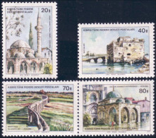 288 Cyprus Monuments Mosque Mosquée Chateau Aqueduc MNH ** Neuf SC (CYT-4e) - Islam