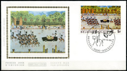 FDC Zijde/soie 1994 - Brussel/Bruxelles - Jeugdfilatelie / Philatélie De La Jeunesse - 1971-1980