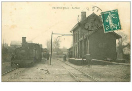 60.FROISSY.n°289.LA GARE.TRAIN.TROUS DE PUNAISE. - Froissy