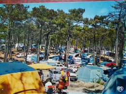 85 - SAINT-HILAIRE De RIEZ - SION Sur L'OCEAN - Le Camping. (Voitures: Renault Frégate, 4CV, Simca Aronde...) CPSM - Saint Hilaire De Riez