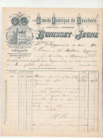 19-Bunisset Jeune..Grande Fabrique De Bouchons...Meymac..(Corrèze)..1900 - Other & Unclassified