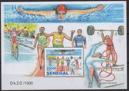 Sénégal 2016 Jeux Olympiques Olympic Games Olympia Rio De Janeiro Limited 1000 Blocs ! ** - Estate 2016: Rio De Janeiro