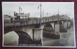 Carte Photo The Bridge , Niewport , Mon - Bus - Monmouthshire