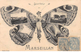 Souvenir De MARSEILLAN - état - Marseillan