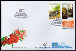 URUGUAY 2023 (Festival, Music, Tourism, Animal, Amphibian, San Martin Toad, Vampire Bat) - 1 Cover With Special Postmark - Altri & Non Classificati