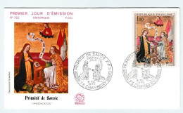 France - FDC Premier Jour D'émission Primitif De Savoie 9 Mai 1970 - 1970-1979