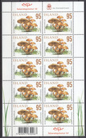 Iceland 2006 Mushrooms Sheetlets MNH VF - Ongebruikt