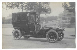 75 - PARIS - SUPERBE CARTE PHOTO D'un Taxi Parisien - Taxis & Fiacres