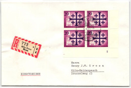 Berlin 216 Auf Brief Als Mehrfachfrankatur 4er Block, Formnummer 2 #KQ785 - Sonstige & Ohne Zuordnung