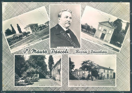 Forlì S. Mauro Pascoli Chiesa Casa Del Poeta Foto FG Cartolina JK3570 - Forlì