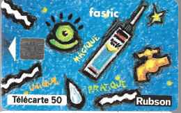 CARTE-PUCE-PRIVEE-PUBLIC-50U-EN945-SO5-05/94-RUBSON-V°N° Série A 45011428-UTILISE-TBE-Reste 22U - 50 Unidades