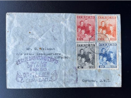 DUTCH ANTILLES CURACAO 1943 FDC ROYAL FAMILY 08-11-1943 NEDERLANDSE ANTILLEN - Curazao, Antillas Holandesas, Aruba