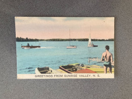 Greetings From Sunrise Valley Nova Scotia Carte Postale Postcard - Altri & Non Classificati
