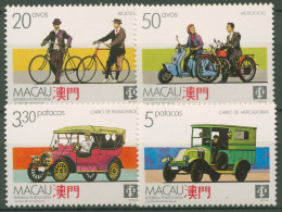 Macau 1988 Transportmittel Fahrzeuge 596/99 Postfrisch - Unused Stamps