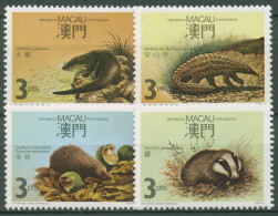 Macau 1988 Säugetiere Igel Dachs Gürteltier 589/92 Postfrisch - Unused Stamps