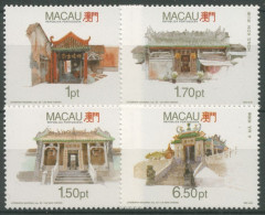 Macau 1992 Bauwerke Tempel 706/09 Postfrisch - Unused Stamps