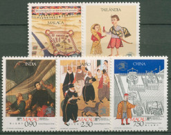 Macau 1989 WORLD STAMP EXPO Portugiesische Kultur 633/37 Postfrisch - Unused Stamps