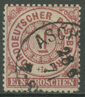 Norddeutscher Postbezirk NDP 1869 1 Groschen 16 Gestempelt - Oblitérés