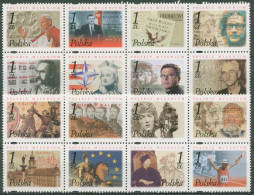 Polen 2001 Millennium Geschichte 3930/45 Postfrisch (C62918) - Unused Stamps