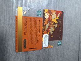 Starbucks Gift Card 2011 Fall Braille - Gift Cards