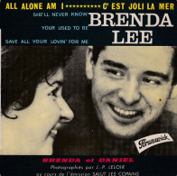 BRENDA LEE : " All Alone Am I - C'est Joli La Mer " -  EP - Andere - Engelstalig