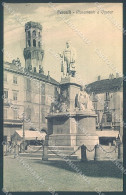 Vercelli Città Monumento Cavour Cartolina JK5091 - Vercelli