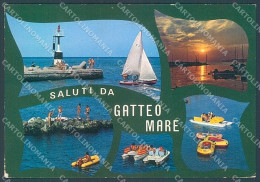 Forlì Gatteo Mare Spiaggia Saluti Da Foto FG Cartolina JK3582 - Forlì