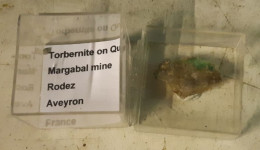 Torbernite, Mine De Margabal, Rodez (Aveyron) - Mineralien