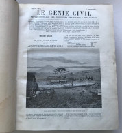 LE GENIE CIVIL Revue Generale Des Industries Françaises & Etrangeres - Tome IV - Nov. 1883 Oct. 1884 - Sciences