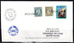 1999 Paquebot Cover, Norway Stamps Used At Le Havre, France - Storia Postale