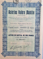 S.A. Aciéries Valère Mabille - Action De Capital De 250 Francs -1927 - Morlanwelz - Industry