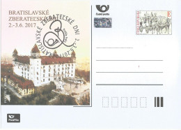 CDV A 220 Czech Republic - Bratislava Stamp Fair 2017 Castle - Ansichtskarten