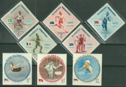 F-EX50476 DOMINICANA REP MH 1956 MELBOURNE OLYMPIC GAMES ATHLETISM POLO SKITING.  - Sommer 1956: Melbourne