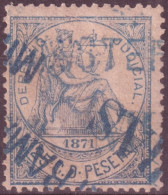 DER-230 PUERTO RICO REVENUE 1871 25c DERECHO JUDICIAL PROOF MUESTRA ULTRAMAR.  - Puerto Rico