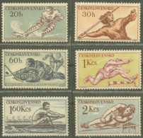 F-EX50619 CZECHOSLOVAKIA REP MNH 1959 MELBOURNE OLYMPIC GAMES ATHLETISM.  - Sommer 1956: Melbourne