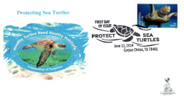 Protrect Sea Turtles First Day Cover, From Toad Hall Covers! - 2011-...