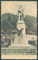 Vercelli Varallo Valsesia Monumento Generale Antonini Modiano Cartolina JK2020 - Vercelli