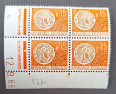 France 1964/69 N°124 En Bloc De 4 12/9/66 **TB - 1960-1969